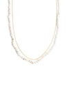 Collar Pearl Chain Oro