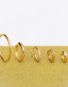 River S Stainless Steel Gold Single Earring