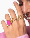 Anillo Comete Baño Oro