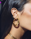 Solar Gold Single Earring