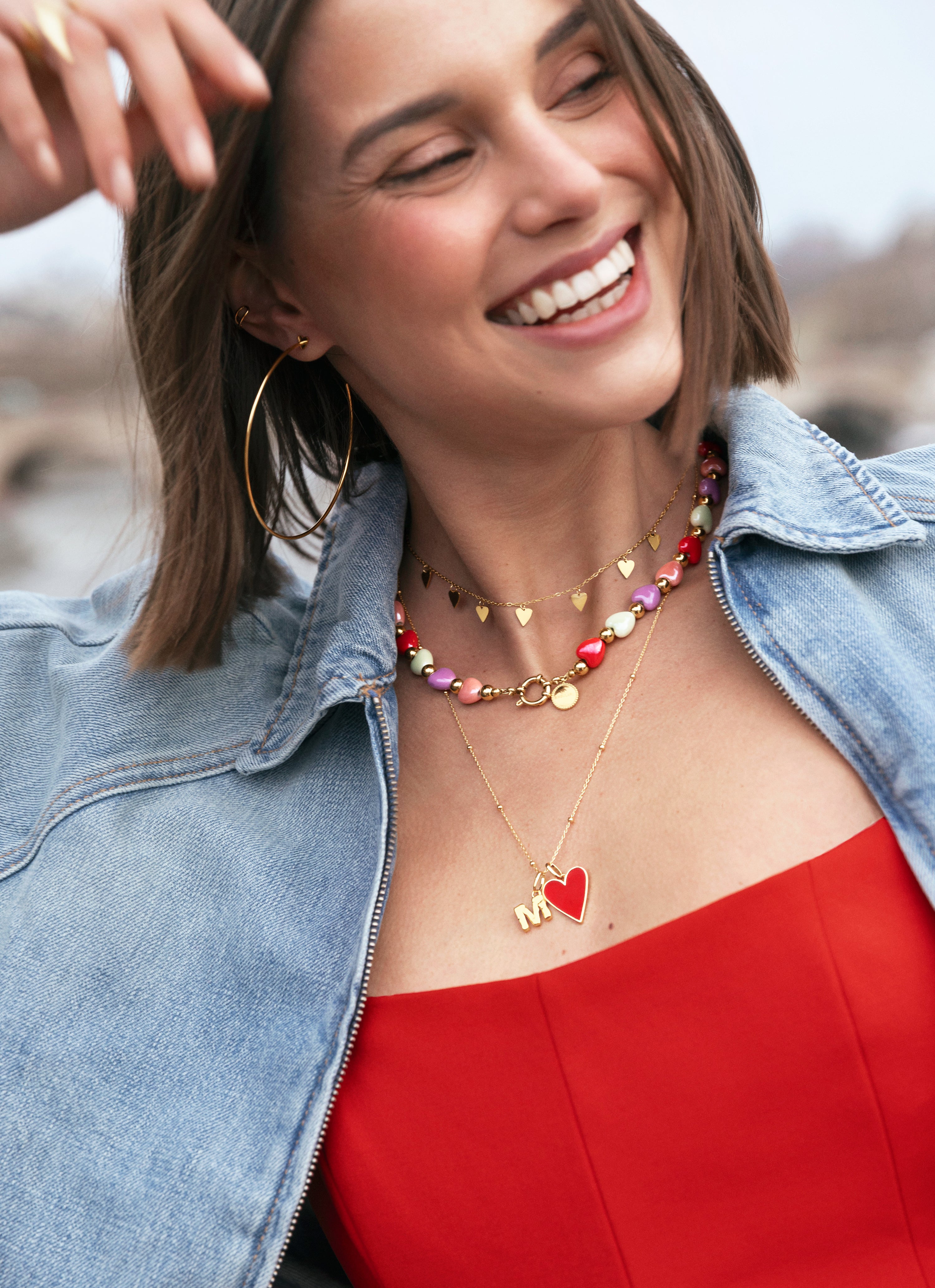 Passion Halskette, Edelstahl vergoldet