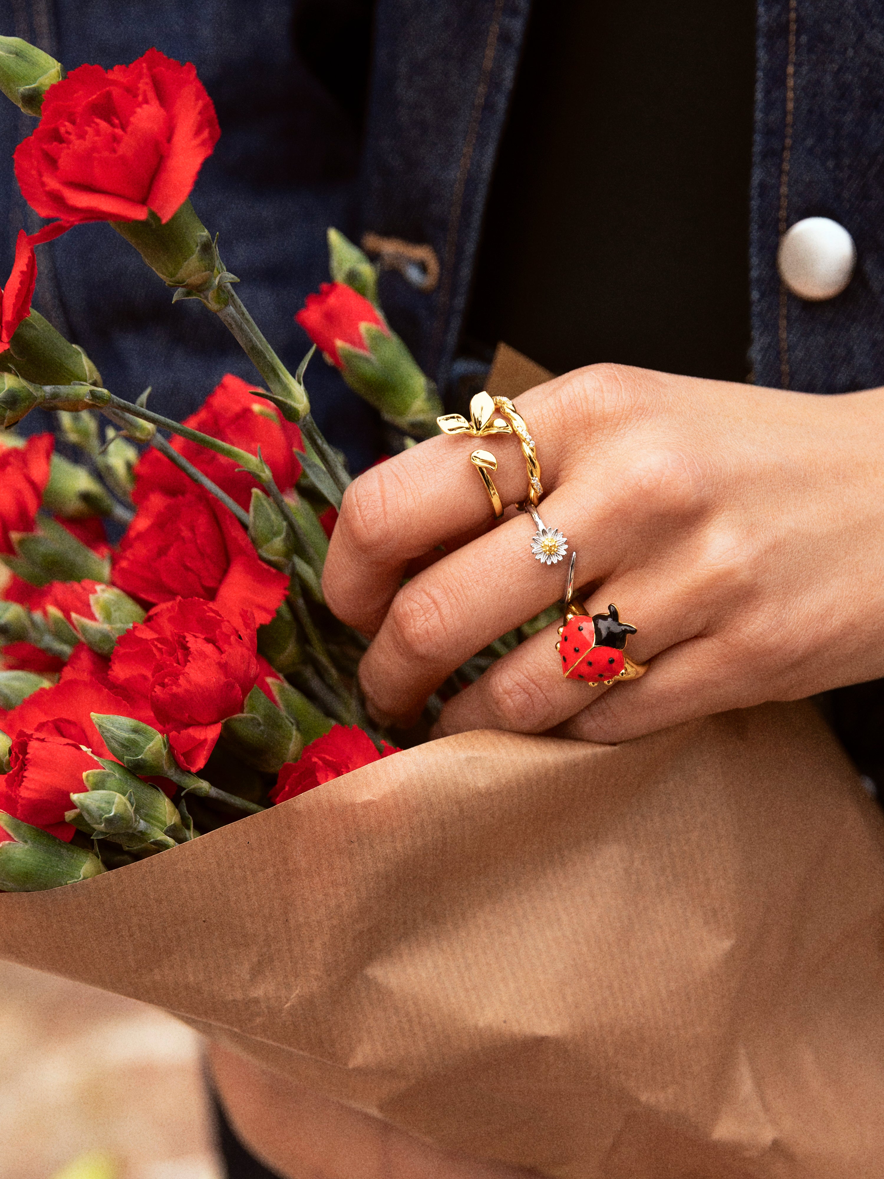 Anillo Margarita Plata