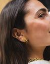 Fireworks Gold Earrings