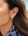 Fireworks Gold Earrings