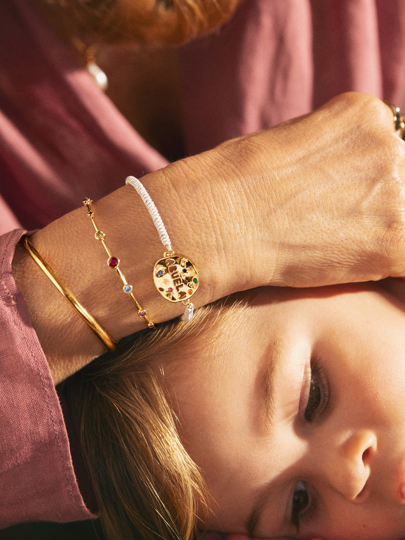 Armband Abuela Colors 18kt vergoldet