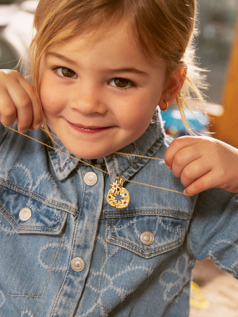 Pack Collier Charm Pour Toi Maman Plaqué Or