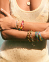 Bracelet Shells Acier Plaqué Or