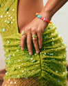 Anillo Amanda Rosa Baño Oro
