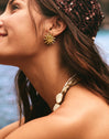 Boucles d'oreilles Sunna Acier Plaqué Or