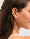 Pendiente Suelto Ear Cuff Hailey Baño Oro