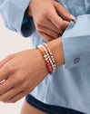 Bracelet Nacary Colors Acier Plaqué Or