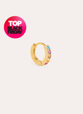 Cleo M Colors Gold Hoop Single Earring