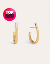 Aby Gold Hoop Earrings