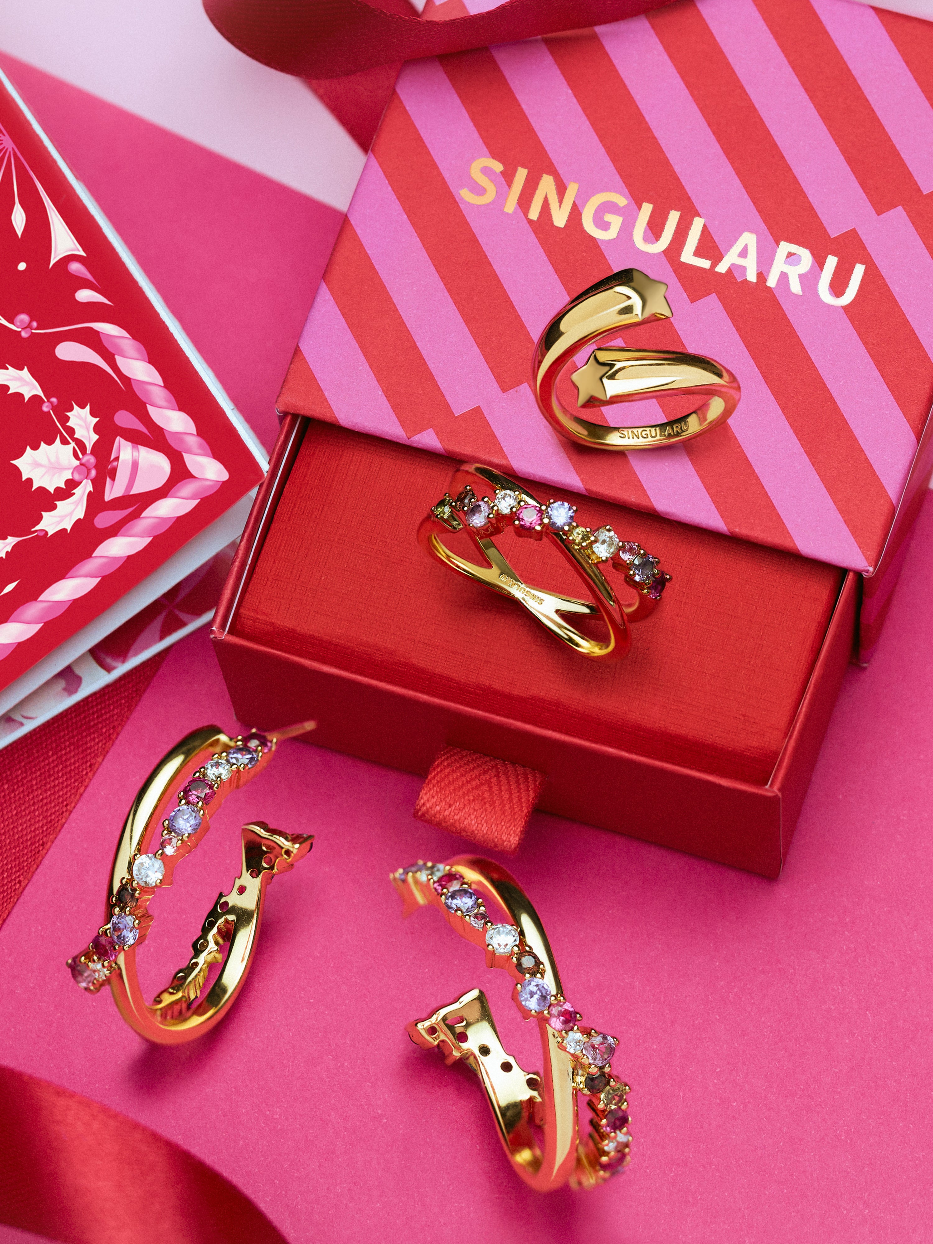 SINGULARU - Ring Abbraccio. Edelstahl. Schmuck für Damen SINGULARU - Ring Abbraccio. Edelstahl. Schmuck für Damen