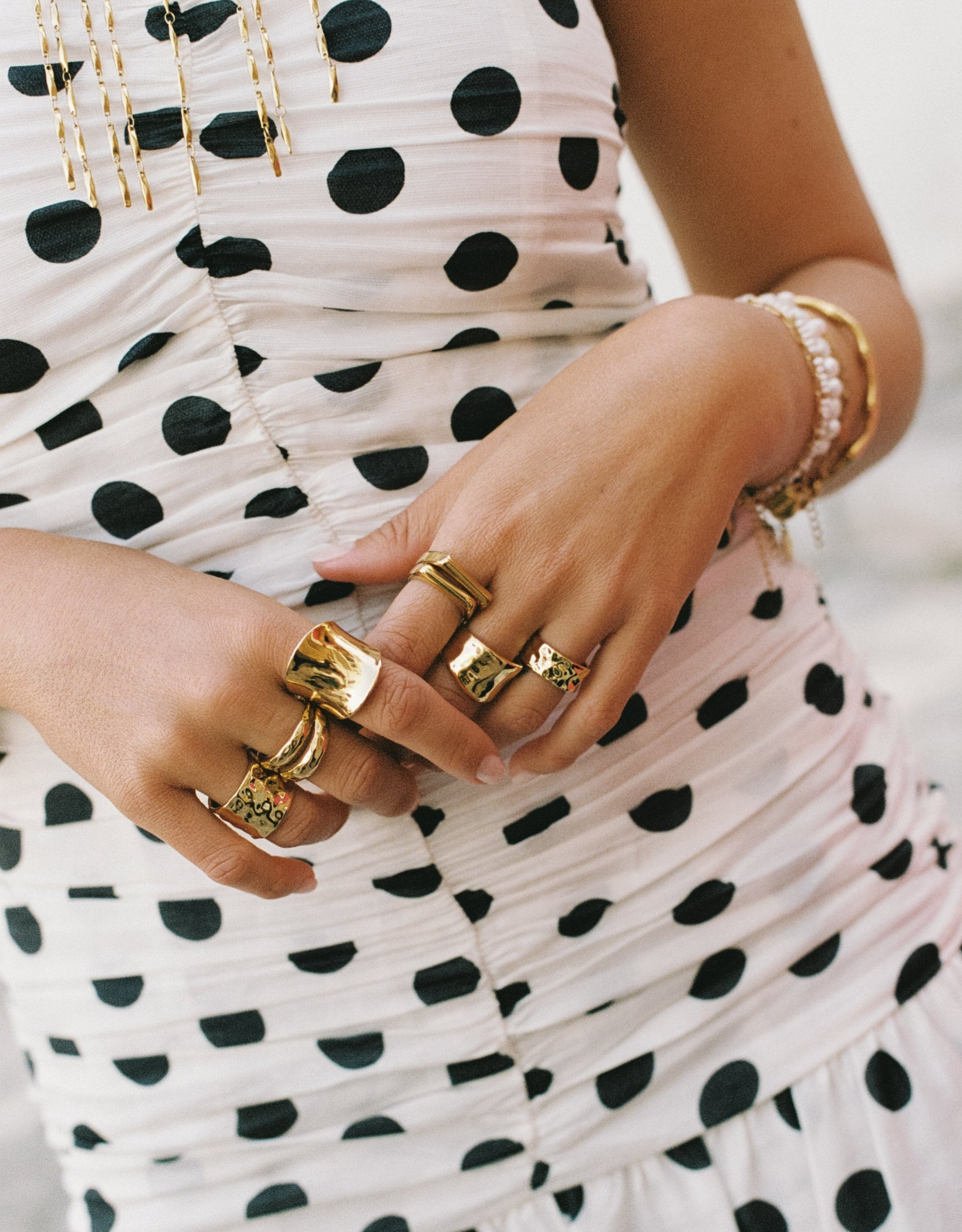 Anillo Marea S Baño Oro