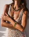 Pulsera Oceya Acero Baño Oro