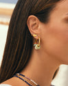 Cleo S Colors Gold Hoop Single Earring