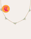 Collar Libélula Baño Oro