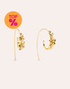 Pendientes Gladiolo Baño Oro