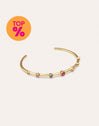 Rainbow Bubbles Bracelet Gold Plated