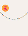 Colar Dots Alpine Enamel Aço Banho de Ouro