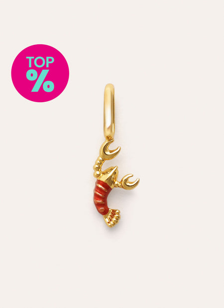 Charm Gambita Placcato Oro