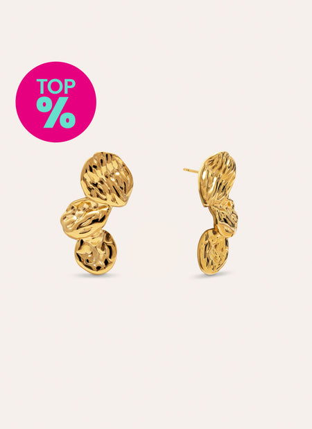 Pendientes Áurea Acero Baño Oro