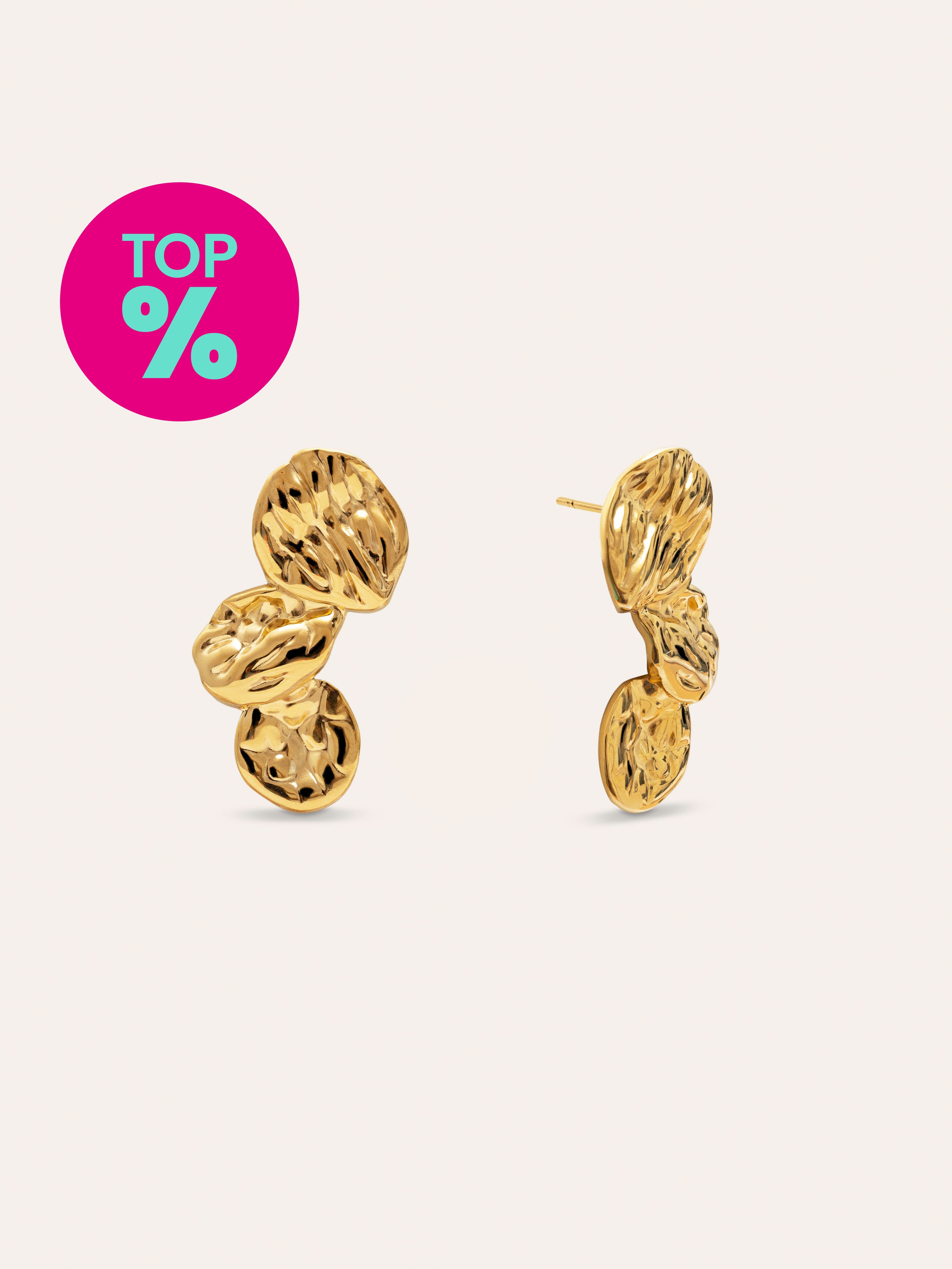 Pendientes Áurea Acero Baño Oro