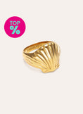 Ring Shelly Edelstahl vergoldet