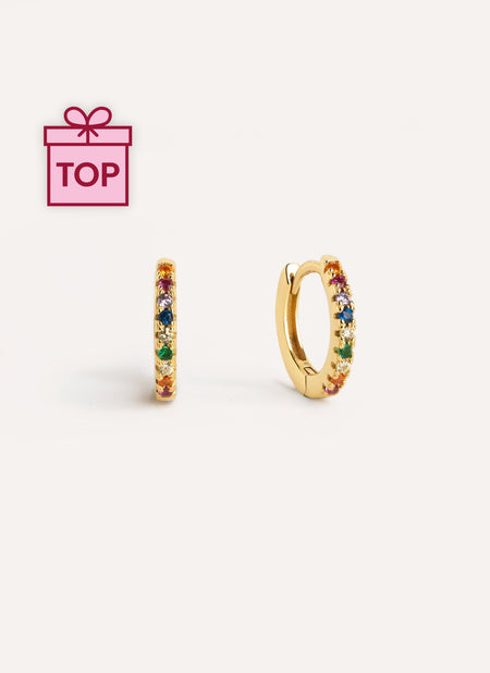 Colors Gold Hoop Earrings