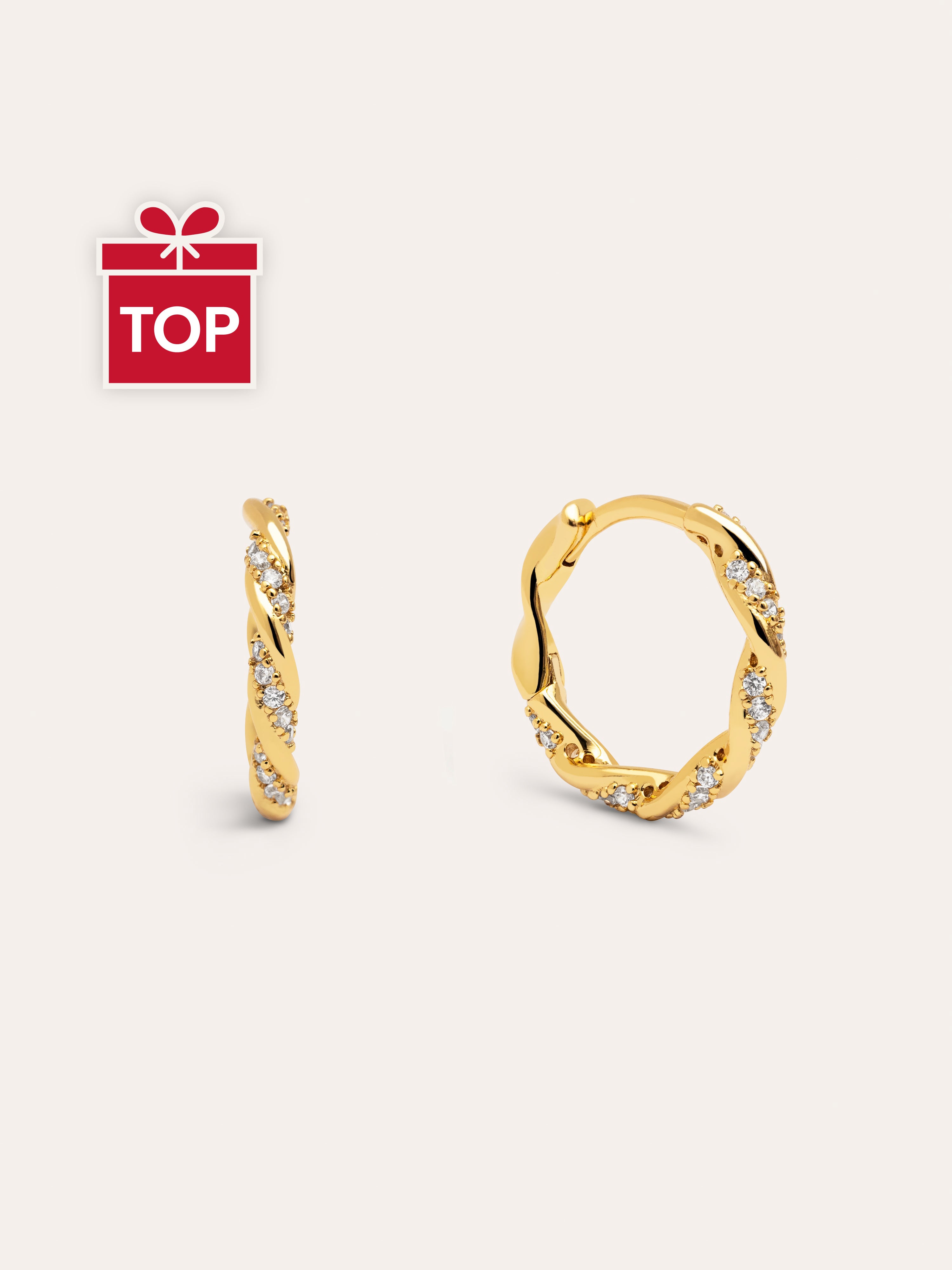 Pendientes Aro Naval Baño Oro