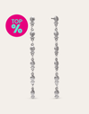Pendientes Long Mar Acero