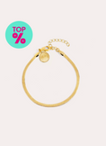 Pulseira Lisse S Aço Banho de Ouro