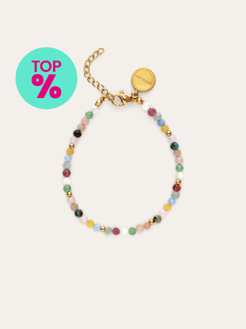 Pulseira Altea Colors Aço Banho de Ouro