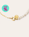 Chic Pearl Halskette Edelstahl, vergoldet