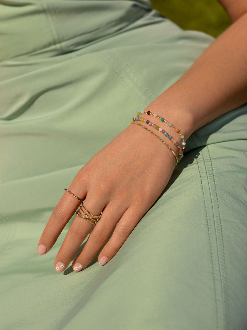 Altea Colors Armband, Edelstahl, vergoldet