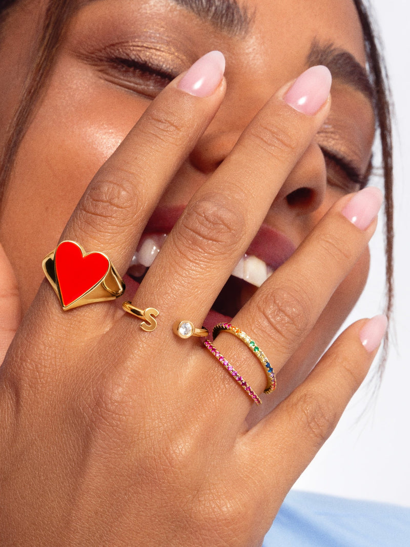 Cleo Colors Gold Ring