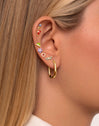 Rocket Gold Single Earring