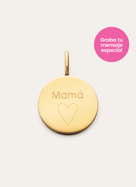 Charm Personalizado Dream Acero Baño Oro
