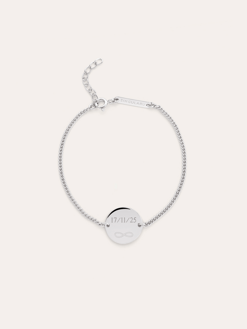 Bracelet Personnalisé Little Moon Argent