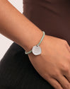 Pulsera Personalizada Medallion Verde Acero