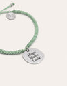 Pulsera Personalizada Medallion Verde Acero