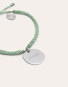 Pulsera Personalizada Medallion Verde Acero
