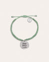 Pulsera Personalizada Medallion Verde Acero