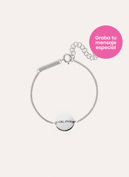 Pulsera Personalizada Moon Plata