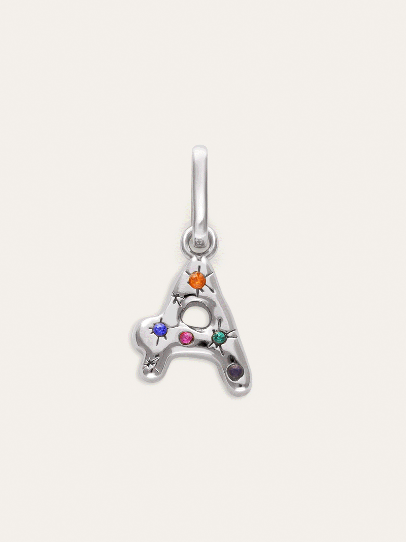Charm Personnalisé Initiale Organic Colors