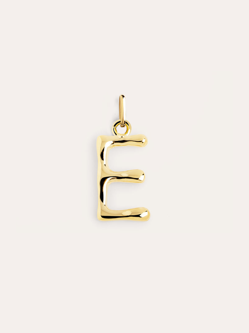 Letter XL Charm vergoldet