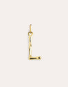 Charm Letter XL Baño Oro