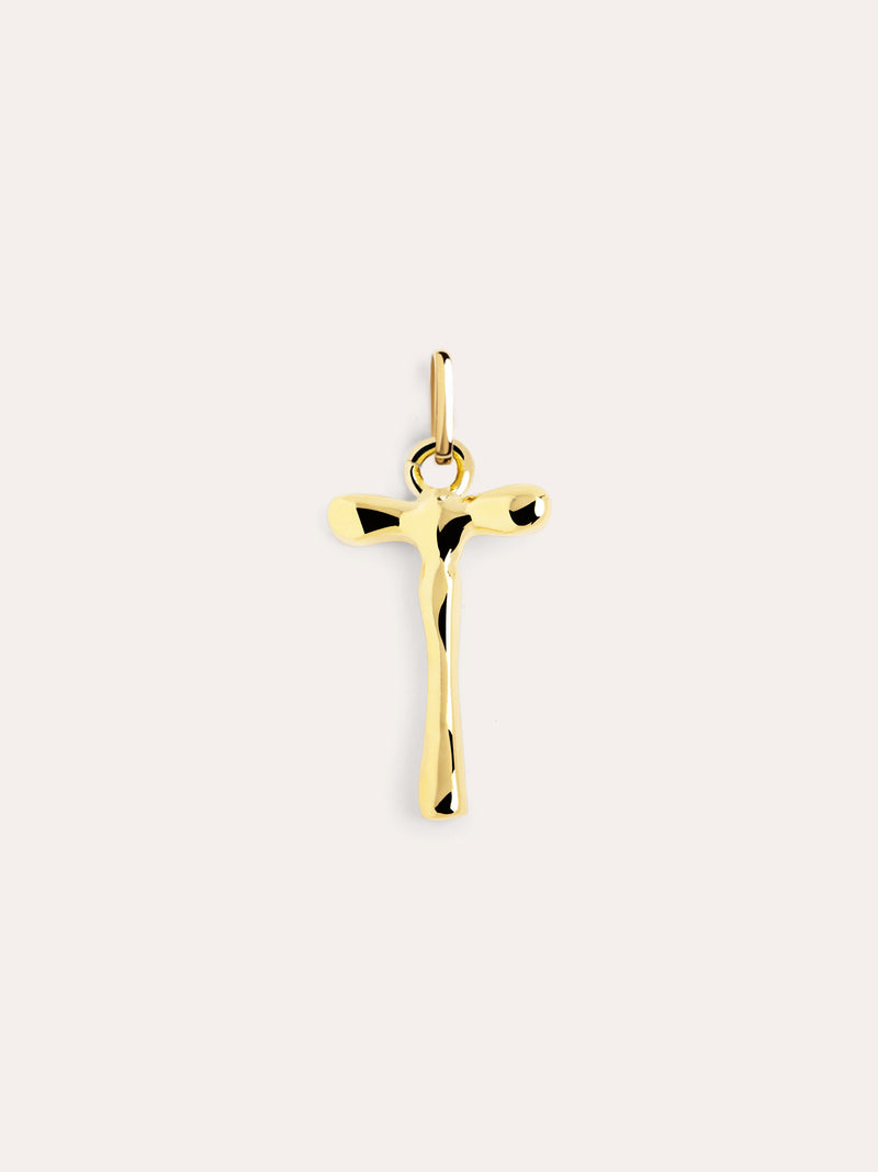 Letter XL Charm vergoldet