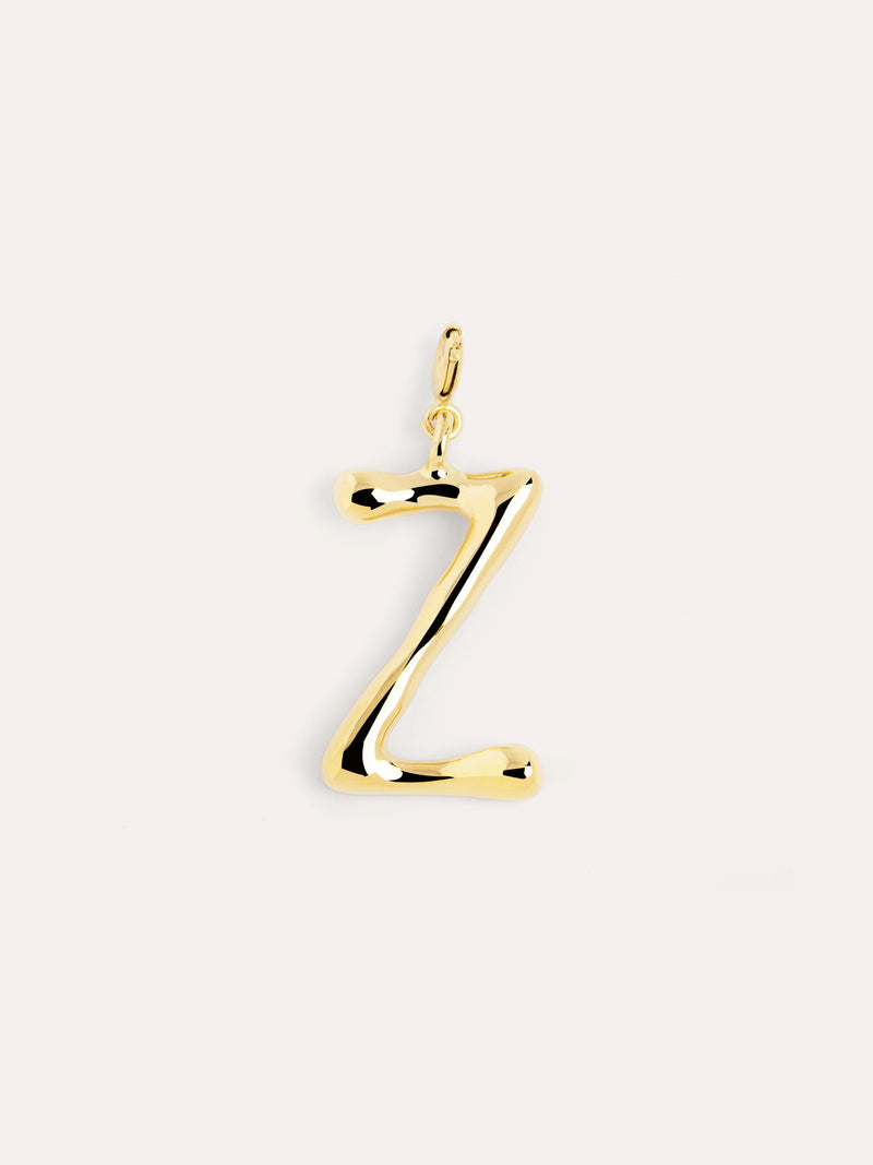 Letter XL Charm vergoldet